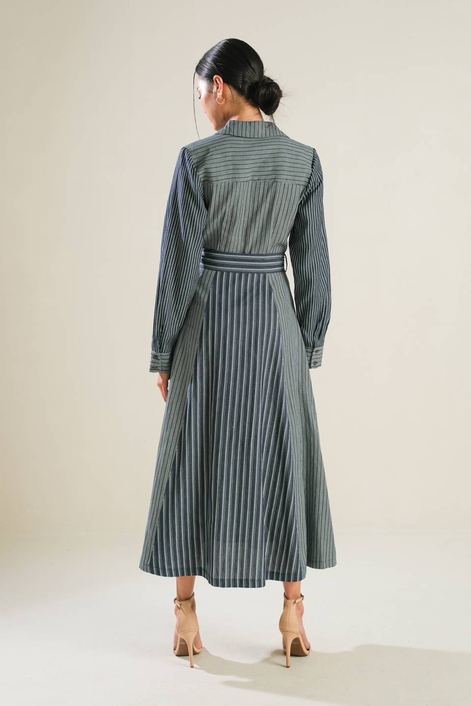 FOREVER DAYDREAMING WOVEN MIDI DRESS Flying Tomato